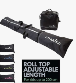 Athletico Ski Bag and Ski Boot Bag Combo