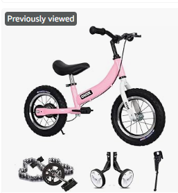 Balance Bike 2 in 1 for Kids 2 3 4 5 6 7 Years Old,Balance to Pedals Bike,12 14 16 inch Kids Bike,with Pedal kit,Training Wheels,Brakes