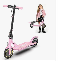 WERHY Foldable Kids Electric Scooter, 350W Motor, Max 12/16Mile