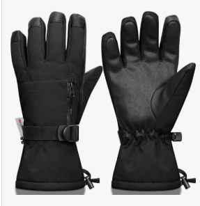 MCTi Waterproof Mens Ski Gloves Winter Warm 3M