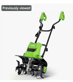 WORKPRO Corded Electric Garden Tiller & Cultivator, 16" Tilling Width & 8.7" Depth, 12.5A Corded Rototiller, 6 Steel Tines, 4-Position Adjustable Wheels, for Garden, Lawn & Flower Beds