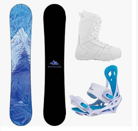 System Juno and Mystic Complete Women's Snowboard Package